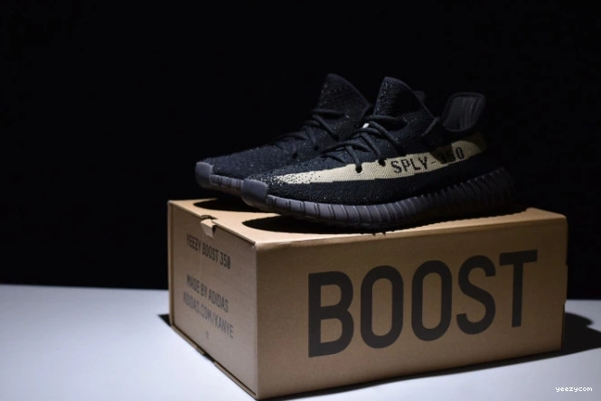 V2 Boost Core Adidas 350 Black Green BY9611 Yeezy 1122
